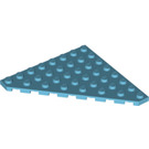 LEGO Medium Azure Wedge Plate 8 x 8 Corner (30504)