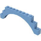 LEGO Medium blauw Boog 1 x 12 x 3 zonder verhoogde boog (6108 / 14707)