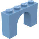 LEGO Medium Blue Arch 1 x 4 x 2 (6182)