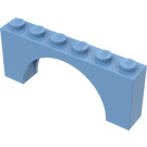 LEGO Bleu moyen Arche
 1 x 6 x 2 Dessus d'épaisseur moyenne (15254)
