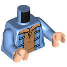 LEGO Medium Blue Aunt Beru Minifig Torso (973 / 76382)