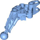 LEGO Medium blauw Bionicle Toa Arm / Been met Joint, Bal Cup, en Ridges (60900)
