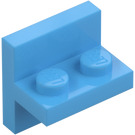 LEGO Blu medio Staffa 1 x 2 con Verticale Piastrella 2 x 2 (41682)