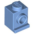 LEGO Medium Blue Brick 1 x 1 with Headlight and No Slot (4070 / 30069)