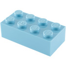 LEGO Medium blauw Steen 2 x 4 (3001 / 72841)