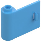 LEGO Medium blauw Deur 1 x 3 x 2 Links met holle scharnier (92262)