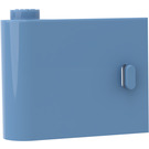 LEGO Bleu moyen Porte 1 x 3 x 2 La gauche avec charnière solide (3189)