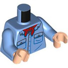 LEGO Mittelblau Dr Alan Grant Minifig Torso (973 / 76382)