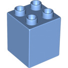 LEGO Bleu moyen Duplo Brique 2 x 2 x 2 (31110)