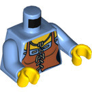 LEGO Bleu moyen Female Peasant avec corset Torse (973 / 76382)