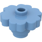 LEGO Blu medio Fiore 2 x 2 con bottoncino aperto (4728 / 30657)