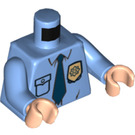LEGO Mittelblau Bewachen Torso (973 / 76382)