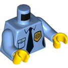 LEGO Bleu Moyen Ma Cop Minifigurine Torse (973 / 76382)