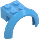 LEGO Medium Blue Mudguard Brick 2 x 2 with Wheel Arch  (50745)