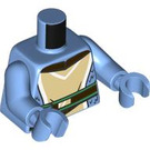 LEGO Medium blauw Nubs Minifig Torso (973 / 76382)