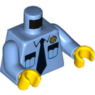 LEGO Mittelblau Pa Cop Minifig Torso (973 / 76382)