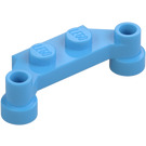 LEGO Medium Blue Plate 1 x 2 with 1 x 4 Offset Extensions (4590 / 18624)