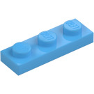 LEGO Středně modrá Deska 1 x 3 (3623)