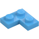 LEGO Bleu Moyen assiette 2 x 2 Pièce de monnaie (2420)