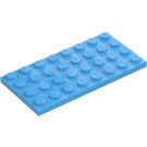 LEGO Blu medio Piastra 4 x 8 (3035)