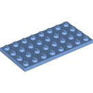 LEGO Bleu moyen assiette 4 x 8 (3035)