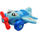 LEGO Medium Blue Primo Airplane with Lego logo on wings (31639 / 76167)