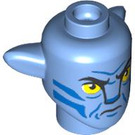 LEGO Medium Blue RDA Quaritch Minifigure Head with Ears (101723)