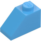 LEGO Medium blauw Helling 1 x 2 (45°) (3040 / 6270)