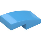 LEGO Medium Blue Slope 1 x 2 Curved (3593 / 11477)