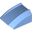 LEGO Bleu moyen Pente 1 x 2 x 2 Incurvé (28659 / 30602)