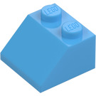 LEGO Bleu Moyen Pente 2 x 2 (45°) (3039 / 6227)