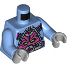 LEGO Mittelblau The Kraang (Exo-Anzug Körper) Torso (973 / 76382)