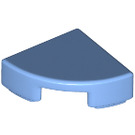 LEGO Bleu moyen Tuile 1 x 1 Trimestre Cercle (25269 / 84411)