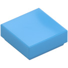 LEGO Mittelblau Fliese 1 x 1 mit Nut (3070 / 30039)