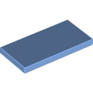 LEGO Medium blauw Tegel 2 x 4 (87079)