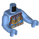 LEGO Medium Blue Tsu'Tey Minifig Torso (973 / 99114)