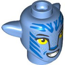 LEGO Mittelblau Tuk Minifigure Kopf mit Ohren (101708)