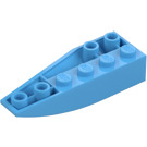 LEGO Medium Blue Wedge 2 x 6 Double Inverted Right (41764)