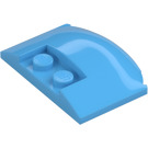 LEGO Medium Blue Wedge 3 x 4 x 0.7 with Recess (93604)