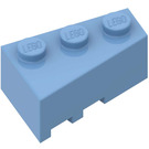 LEGO Medium Blue Wedge Brick 3 x 2 Right (6564)