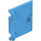 LEGO Medium blauw Venster 1 x 2 x 3 Shutter met Hinges en handvat (60800 / 77092)