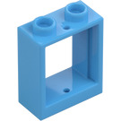 LEGO Blu medio Telaio della finestra 1 x 2 x 2 (60592 / 79128)