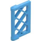 LEGO Mittelblau Fenster Pane 1 x 2 x 3 Lattice (Verstärkt) (60607)