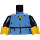 LEGO Medium Blue Young Boba Fett Torso (973 / 73403)