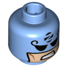 LEGO Medium Blue Zodiac Master Minifigure Head (Recessed Solid Stud) (3626 / 30701)