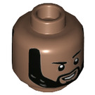 LEGO Mittel braun Master Mordo Minifigure Kopf (Einbau-Vollbolzen) (3626 / 100584)