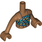 LEGO Medium mørkt kød Andrea Friends Torso (35677 / 59637)