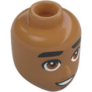 LEGO Medium Dark Flesh Anthony Male Minidoll Head (28649 / 105979)