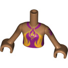 LEGO Medium Dark Flesh Azari Firedancer Friends Torso (92456)