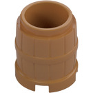 LEGO Medium Dark Flesh Barrel 2 x 2 x 1.7 (2489 / 26170)